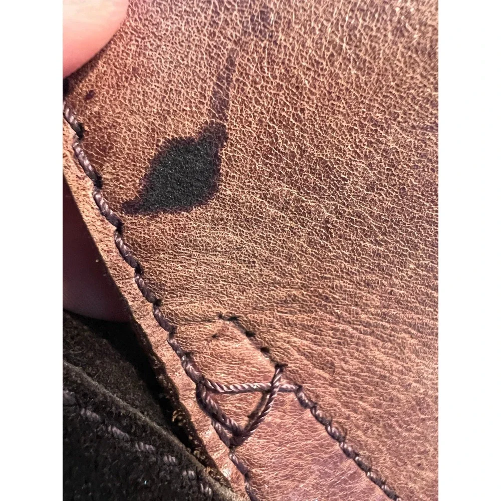 Jack‎ Spade Suede Leather Large Messenger Bag Chocolate Brown